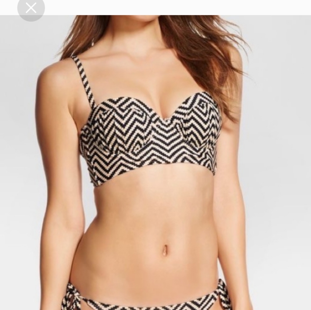 Xhilaration Push Up Bikini Top Sz Medium